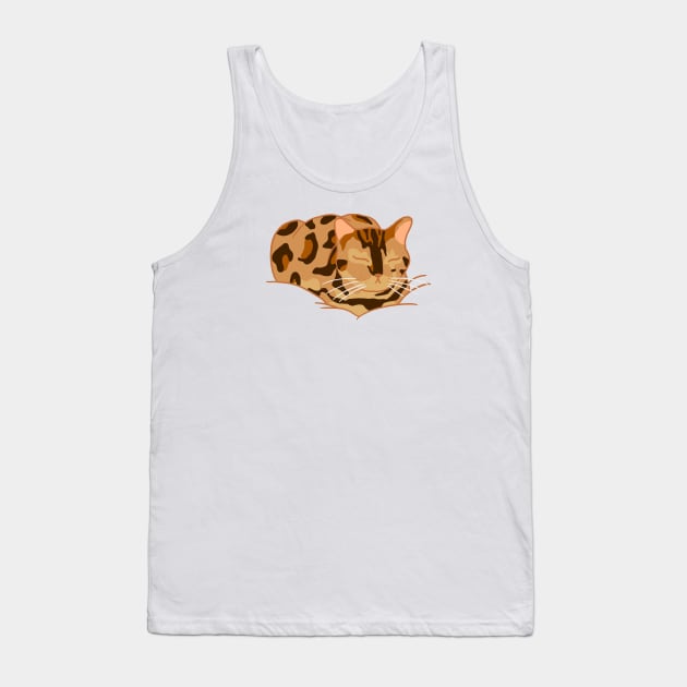 Loaf of Cat - Bengal Tank Top by CCDesign